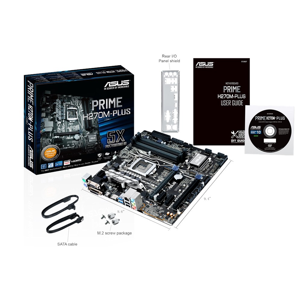 Asus Prime H270M-Plus - Motherboard Specifications On MotherboardDB